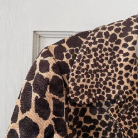 Trina Turk | Giraffe Print Corduroy Jacket - Picture 2 of 6